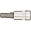 Impact screwdriver-socket wrench, 1/4" for female hexagonal screws type 6044